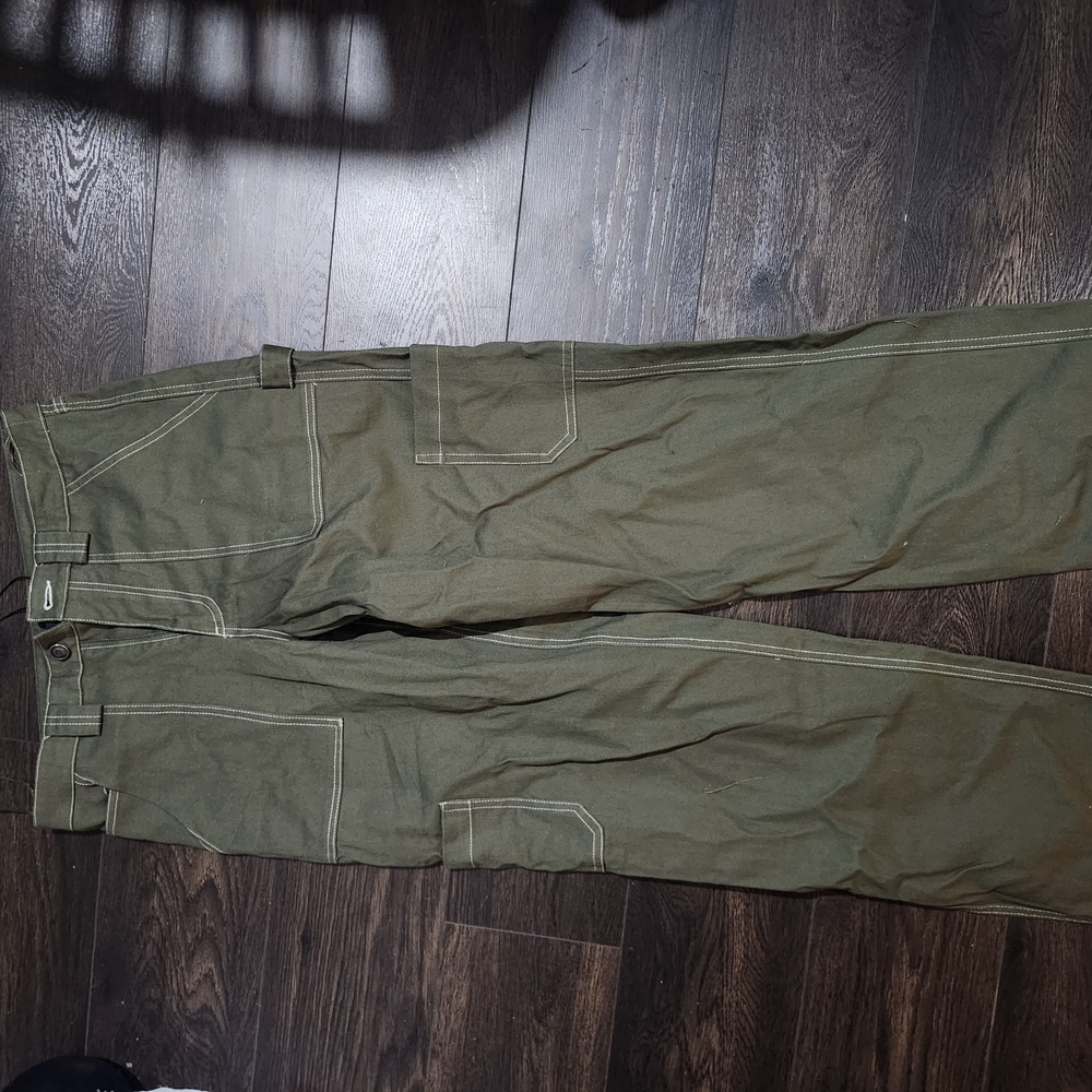 Olive Green Women's Pants